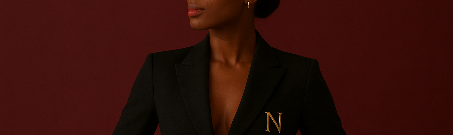 Confident Elegance in Burgundy